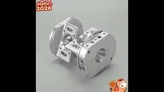 Titanium alloy machining #cnc #Complex machining