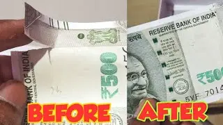 HOW TO REPAIR TORN CURRENCY NOTE | HOW TO FIX TORN CURRENCY NOTE | LIFE HACK