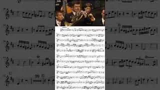 Radek Babor&aacute;k - Mozart's Horn Concerto No. 1 in D major, - solo French horn - sheet music