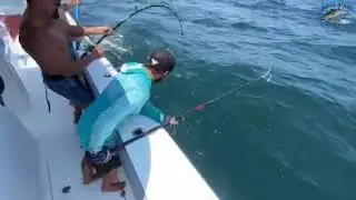 Brown Crew Hooks BIG Swordfish!