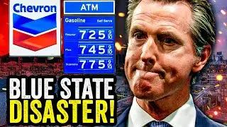 Gavin Newsom PANICS after Chevron LEAVES California!!!