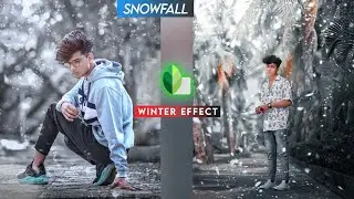 Snapseed Winter Snowfall Photo Editing ☃️ / Snapseed Photo Editing Trick - RD EDITOR