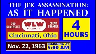 WLW-RADIO (CINCINNATI, OHIO) (11-22-63) (REGULAR PROGRAMMING + JFK ASSASSINATION BULLETINS)