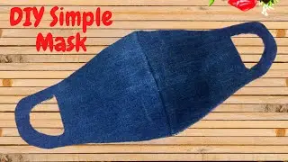 DIY Mask | Face Mask Tutorial From Jeans | Reuse Old Clothes | DIY Jeans