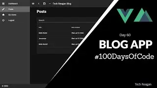 Day 60 - Blog App Built With Vue Nuxt, Vuetify & Nodejs MongoDB