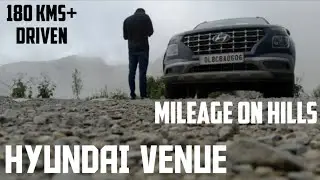 Hyundai Venue Mileage on Hills/ Mountains - 1.0 Turbo DCT - USER REVIEW #subscribe