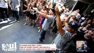 DJ Sarah Love (UK) at Soul of Sydney Secret Block Party 2014 | Old School Funk, Soul, 90’s Hip Hop