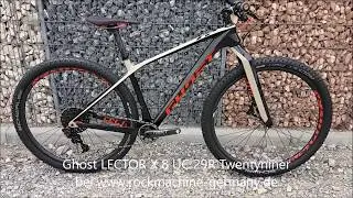 Ghost LECTOR X 8 UC 29R Carbon Sram X1 Twentyniner Mountain Bike 2017