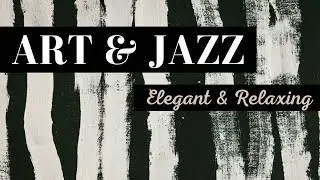 Elegant Jazz with Black & White Abstract Art Collection | Chic TV Art Slideshow