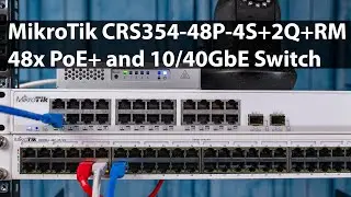 Обзор MikroTik CRS354-48P-4S+2Q+RM Лучшая цена 48x PoE+ на рынке сегодня?