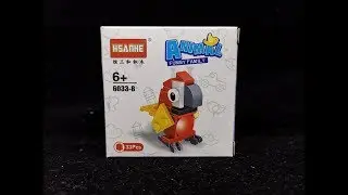 unboxing HSANHE 6033-8 Animal Funny Family 8 of 10 恒三和,積木 (000931)