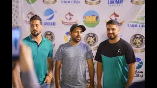Grand opening of Pioneer Farms with Sarfraz, Anwer Ali, Roman Raees, Fawad Alam & Khurrum Manzoor