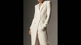 elegant solid color suit jacket