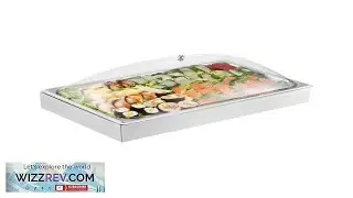 VEVOR Countertop Food Serving Display Container 1 x 1 Pan Stainless Steel