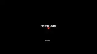 For UPSC LOVERS ❤️ #upscshorts #upsc #upscstatus