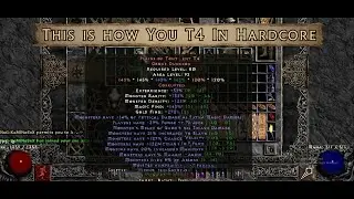 Project diablo 2 season 12 (Hardcore) Plains of Torment T4 Dungeon Guild