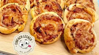 Salami-Schnecken, Fingerfood 🥳