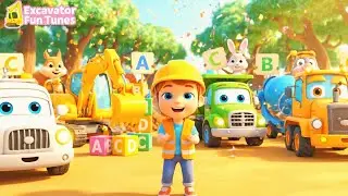 Excavator Fun Tunes Marathon | 10 Songs & Adventures for Kids!
