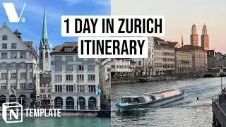 One Perfect Day in Zurich, Switzerland | Itinerary | Walking Tour & Map