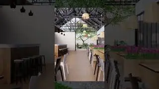 Beautiful Open Space Restaurant Concept Design
