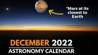 Must Watch astronomy Events in December 2022 || Geminds Meteor Shower| Night Sky of December 2022