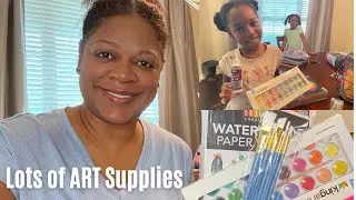 Homeschool School Supply Haul | Homeschool ART Supplies