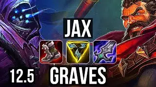 JAX vs GRAVES (TOP) | 9/1/8, Legendary, 300+ games | EUW Diamond | 12.5