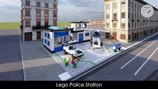 Lego System Police Station 6384 done in Studio 2.0 | Speed Build
