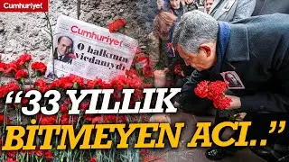 Uğur Mumcu Karlı Sokak'taki evinin önünde anıldı: Özgür Özel ve Mansur Yavaş karanfiller bıraktı