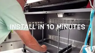 DYI Pull Out Shelving for any Grill or Kitchen