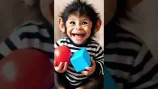 Whiskers Meet Monkey Mischief#PetGoals #MonkeyAndCat