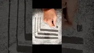 Allah Name Calligraphy With Flower 🌸 | Beautiful Islamic Art | #Shorts