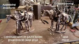 October 7, 2024 - Continued assembly of SATX Rodeo sculptures by Jason Scull, and more!