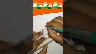 #d2draw happy #independence #flag #isometric #3d #drawing #easydraw #indian #happy #drawing #tags