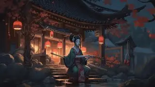 Japanese Reggae Music Shamisen Traditional Instrumental Chill Out Zen Atmosphere