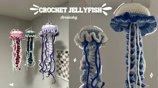 Crochet Big Jellyfish | Beginner Friendly Tutorial | QUICK AND EASY CROCHET #crochet #cutecrochet