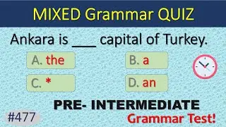 Pre-intermediate Grammar Quiz | Pre-Intermediate English Question and Answer | Must try grammar