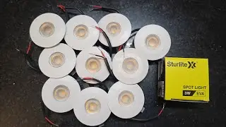Sturlite LED Spotlight 3w unboxing and repair #repair #unboxing
