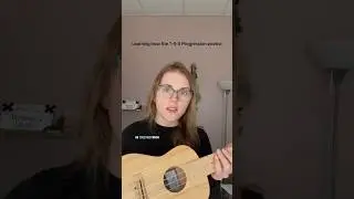 1-4-5 chord progression! #learnmusic #musictheory #tutorial #ukulele #ukuleletutorial #fyp #shorts