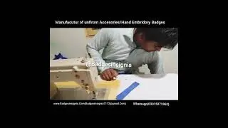 How to stitch the Masonic Blue Lodge Apron
