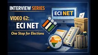 ECI NET: One Stop for Elections | Election Commission of India Initiative #interviewseries #election