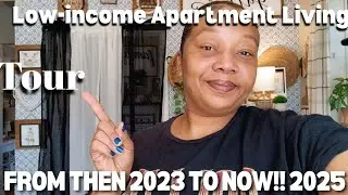 VLOG|Progress journey on my LOW-INCOME APARTMENT|APARTMENT TOUR!| LOW INCOME LIVING 