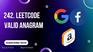 Valid Anagram | 242 Leetcode | Hashmap | Python