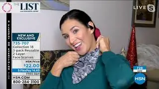 Collection 18 3pack Reusable 2Layer Face Scarves