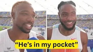 Noah Lyles & Kishane Thompson full post‑race interviews | 100m Silesia 2025