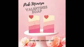 💕Making Pink Mimosa | Tallow + Goat Milk Cold Process Soap💗