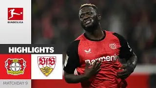 Wild Game Ends In Draw | Bayer 04 Leverkusen - VfB Stuttgart | Highlights | MD9 &ndash; Bundesliga 2024/25