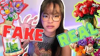 Reviewing BUDGET (Fake) 'Lego' Flowers for Valentine's Day Gifts - Are they worth it?