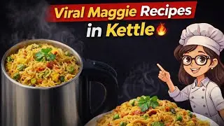 2 Viral🔥 Maggie Recipes Made in a Kettle |Zero Gas cooking 🤨