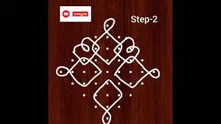 Karthika masam butiful kolams step by step only for bigner s 🌺🌺🌺🌺